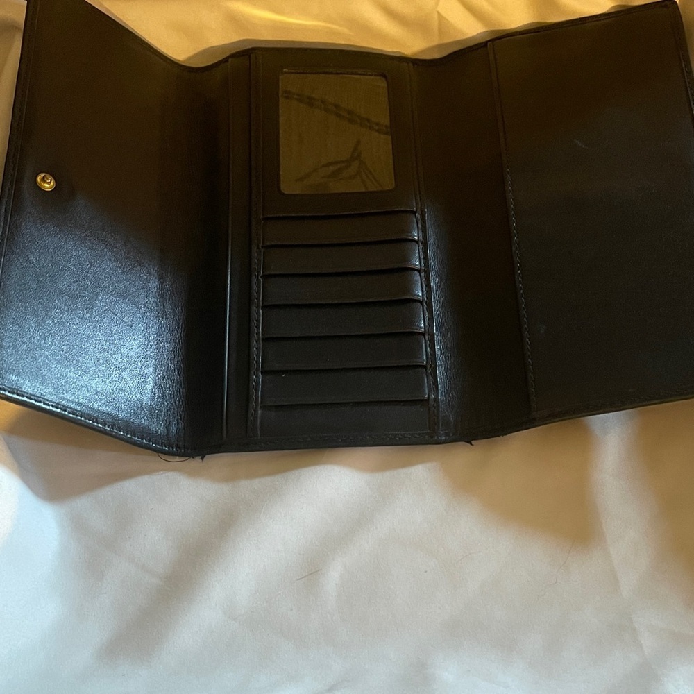 Coach Black Signature Women's Wallet - Picture 2 of 5